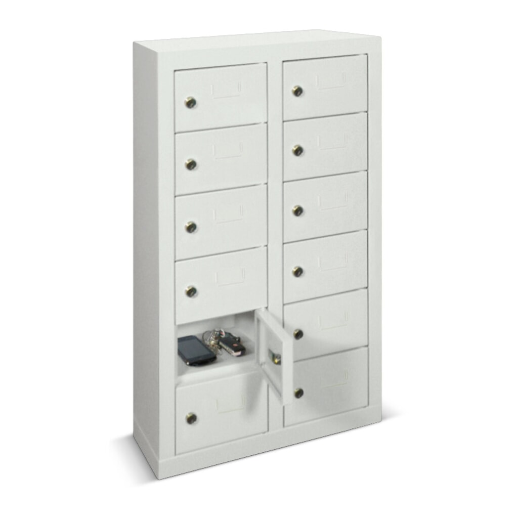 Kast met kleine vakken PAVOY, 12 vakken, hxbxd 815 x 460 x 200 mm, antracietgrijs, lichtgrijs Productafbeelding nr. 2: Kast met kleine vakken PAVOY, 12 vakken, hxbxd 815 x 460 x 200 mm, antracietgrijs, lichtgrijs
