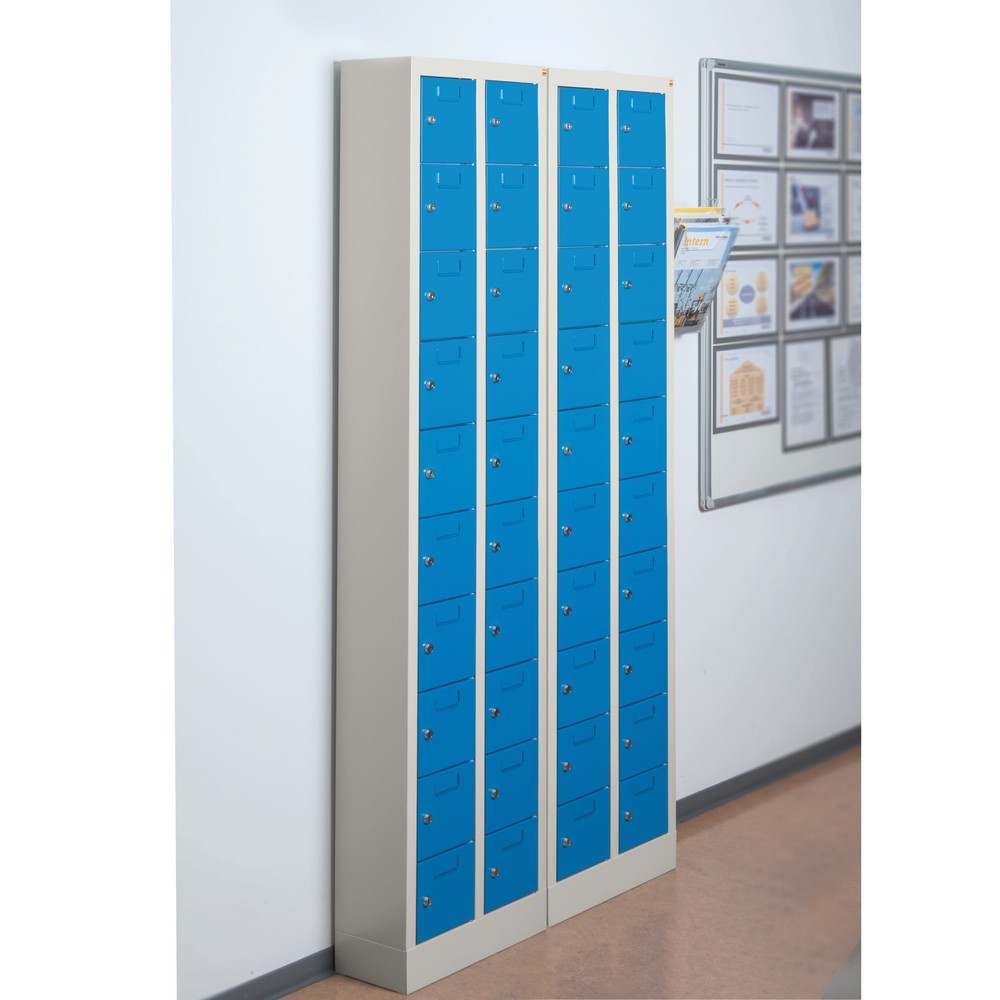 Productafbeelding nr. 5: Kast met kleine vakken PAVOY, 30 vakken, hxbxd 1.950 x 460 x 200 mm, met etikethouder, antracietgrijs, lichtgrijs