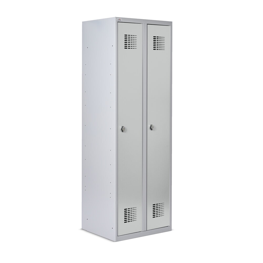 Productafbeelding nr. 2: Kast Steinbock®, op de vloer staand, 2 compartimenten, draaivergrendeling, hxbxd 1.800 x 600 x 500 mm, lichtgrijs / antracietgrijs