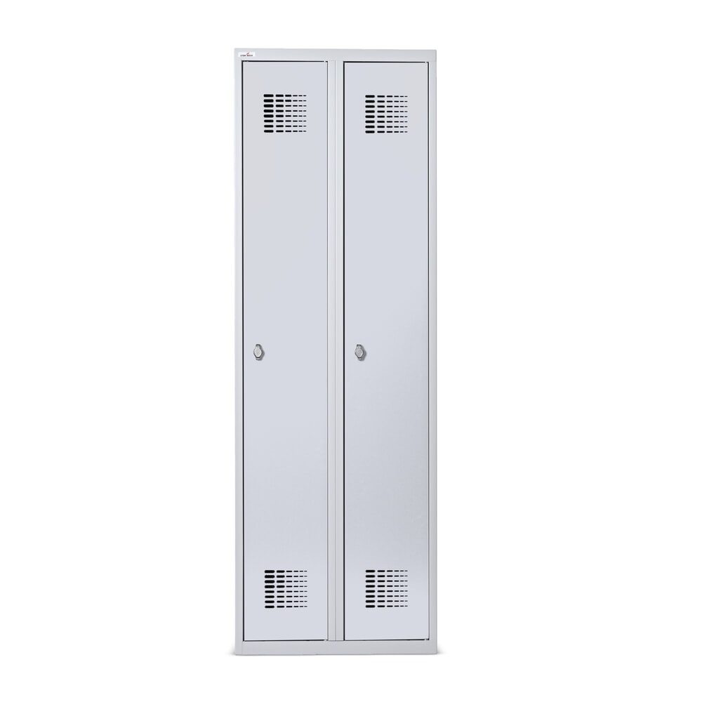 Productafbeelding nr. 3: Kast Steinbock®, op de vloer staand, 2 compartimenten, draaivergrendeling, hxbxd 1.800 x 600 x 500 mm, lichtgrijs / antracietgrijs