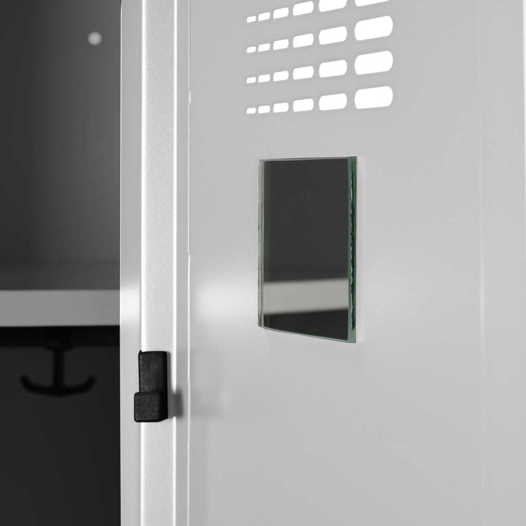 Steinbock® dubbele locker, 1 compartiment, draaigrendelslot, hxbxd 1.800 x 600 x 500 mm, lichtgrijs/lichtgrijs Productafbeelding nr. 3: Steinbock® dubbele locker, 1 compartiment, draaigrendelslot, hxbxd 1.800 x 600 x 500 mm, lichtgrijs/lichtgrijs