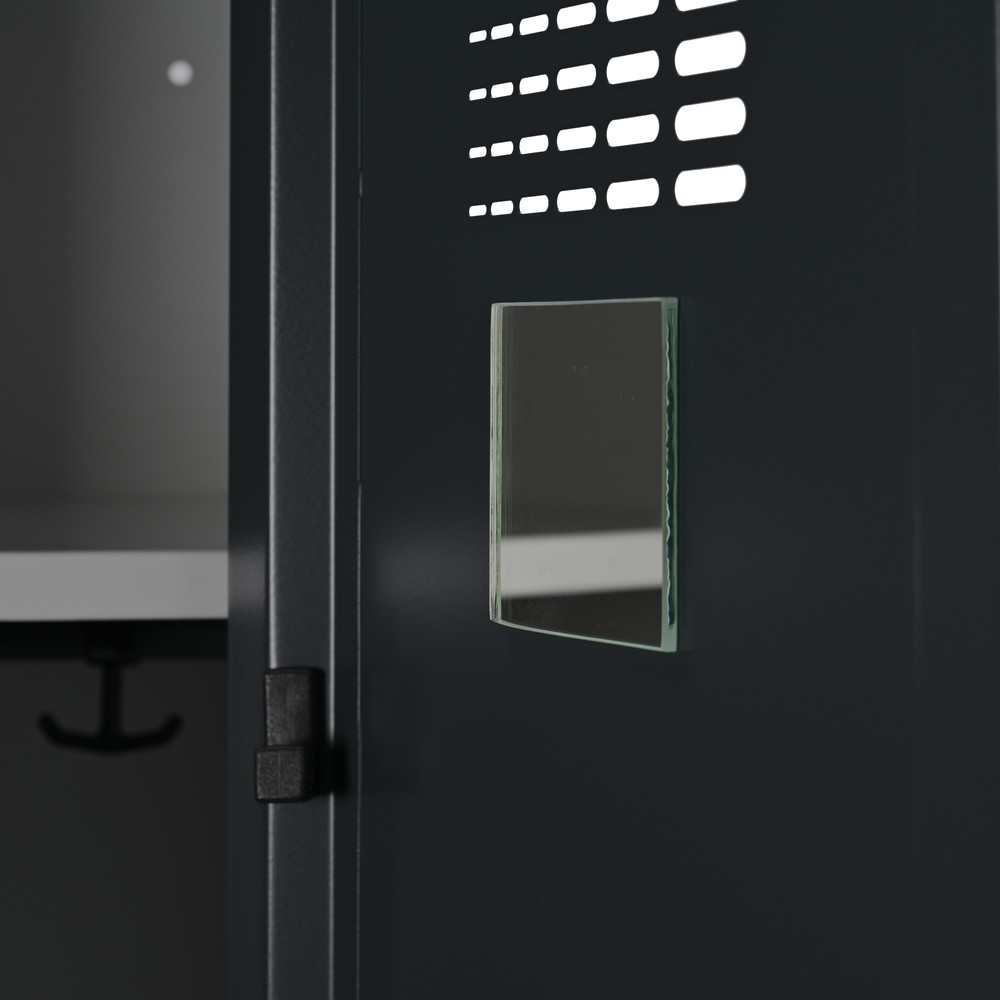 Productafbeelding nr. 2: Kast Steinbock®, op de vloer staand, 3 compartimenten, cilinderslot, hxbxd 1.800 x 900 x 500 mm, lichtgrijs / antracietgrijs