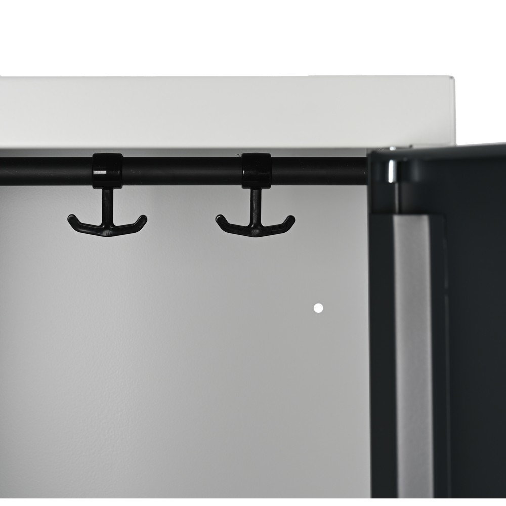 Productafbeelding nr. 5: Kast Steinbock®, op de vloer staand, 3 compartimenten, cilinderslot, hxbxd 1.800 x 900 x 500 mm, lichtgrijs / antracietgrijs