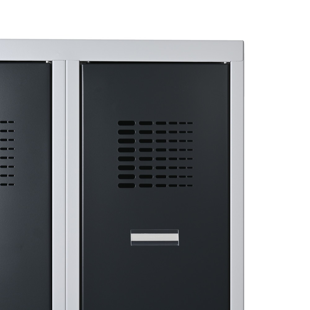 Productafbeelding nr. 6: Kast Steinbock®, op de vloer staand, 3 compartimenten, cilinderslot, hxbxd 1.800 x 900 x 500 mm, lichtgrijs / antracietgrijs