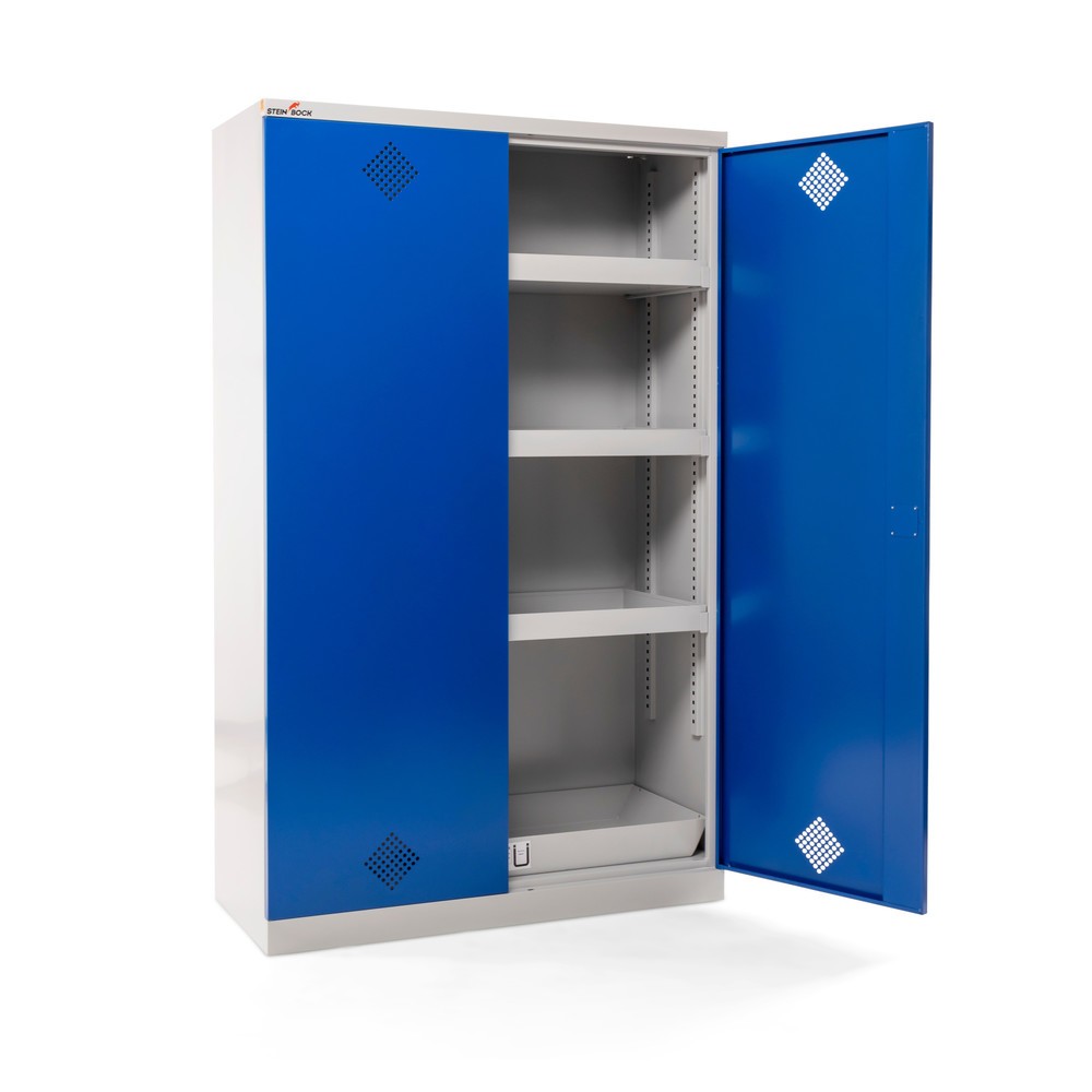 Productafbeelding nr. 10: Kast voor chemicaliën en giftige stoffen Steinbock®, 4 lekbakken, hxbxd 1950 x 1200 x 500 mm