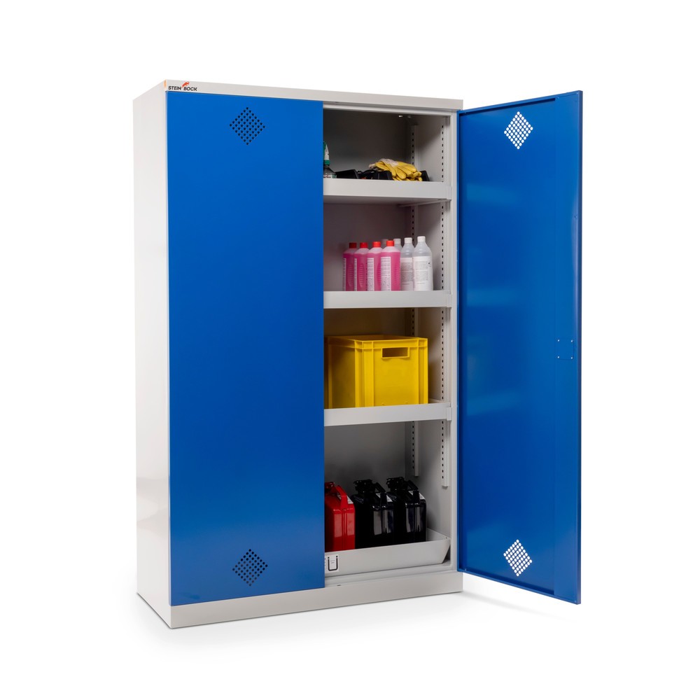 Productafbeelding nr. 11: Kast voor chemicaliën en giftige stoffen Steinbock®, 4 lekbakken, hxbxd 1950 x 1200 x 500 mm