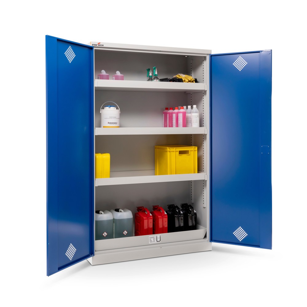 Productafbeelding nr. 12: Kast voor chemicaliën en giftige stoffen Steinbock®, 4 lekbakken, hxbxd 1950 x 1200 x 500 mm