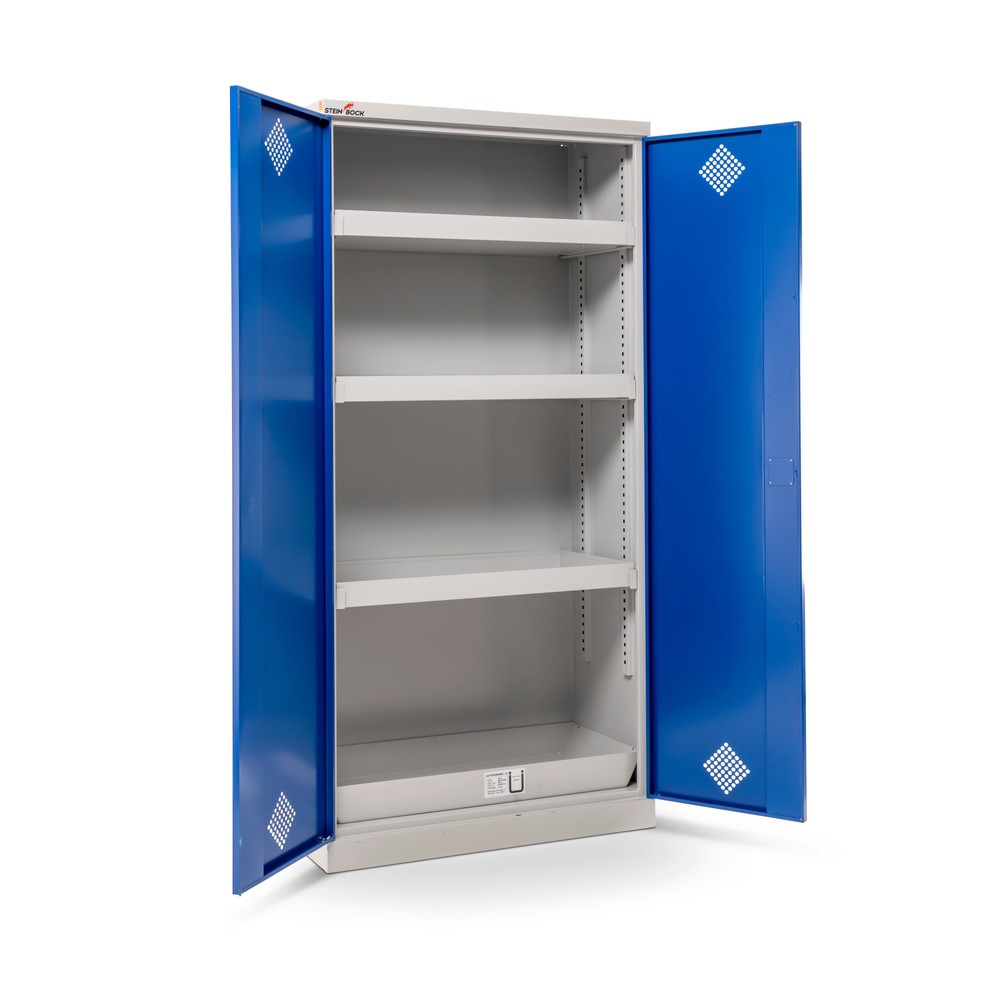 Productafbeelding nr. 10: Kast voor chemicaliën en giftige stoffen Steinbock®, 4 lekbakken, hxbxd 1950 x 950 x 500 mm