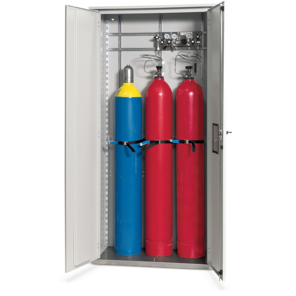Product afbeelding: Kast voor gasflessen, h x b x d 2.150 x 1.000 x 400 mm