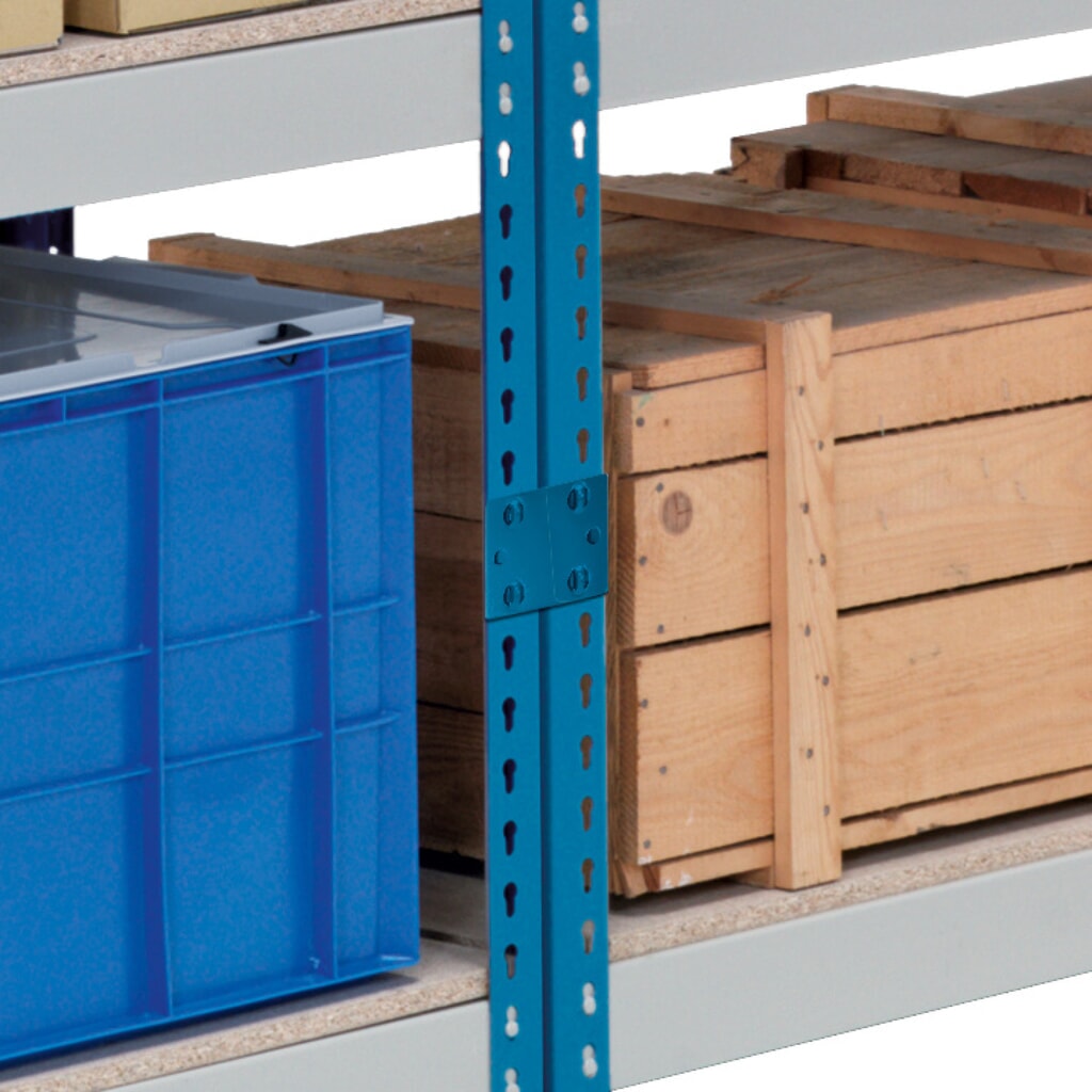 Product afbeelding: Kastverbinder voor grootvakstelling SCHULTE, blauw, blauw