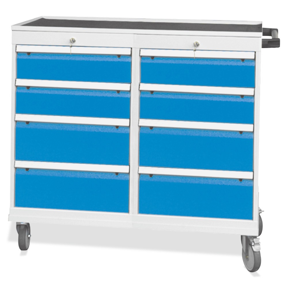 Product afbeelding: Kastwagen met 2 x 4 lades, cap. 500 kg
