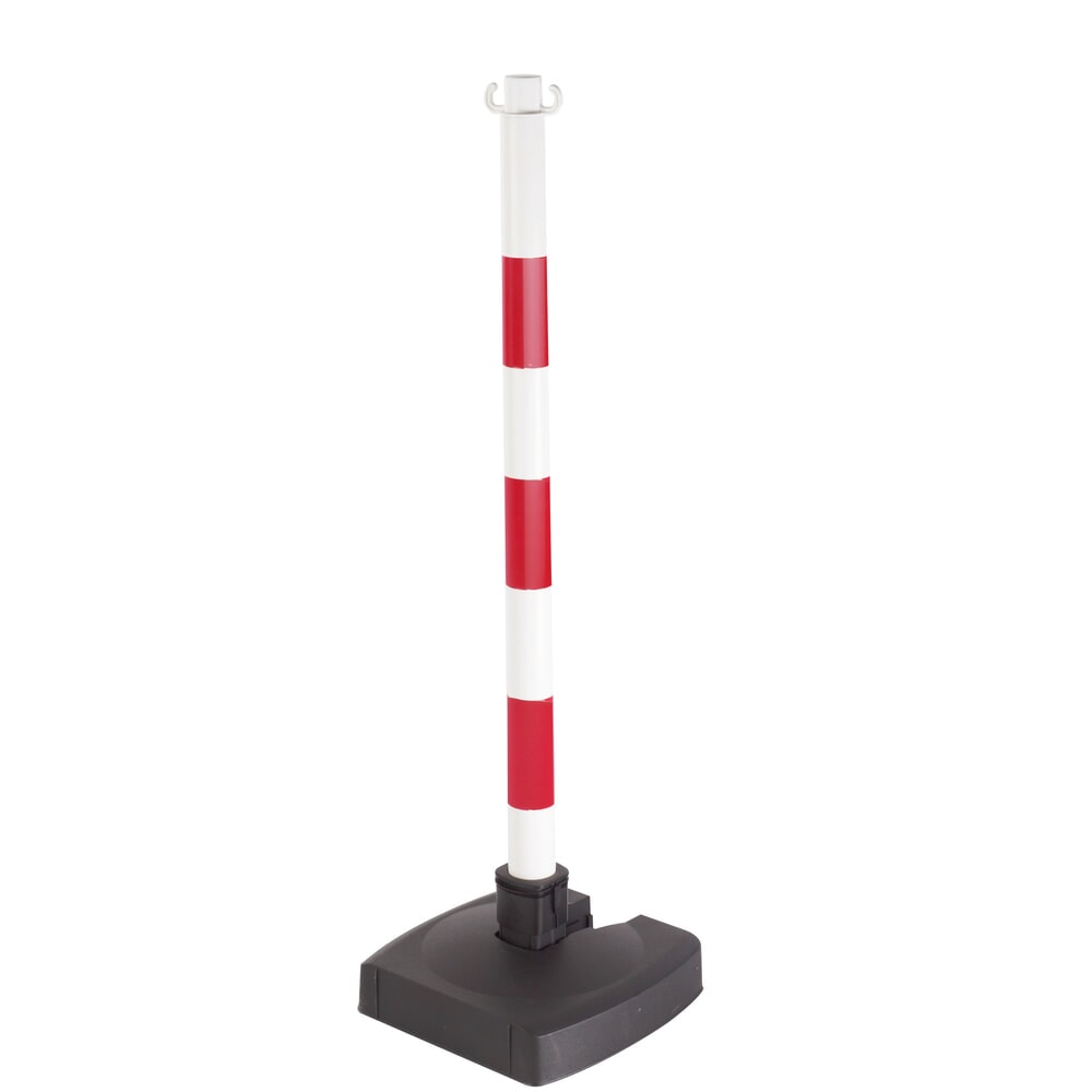 Productafbeelding nr. 4: Kettingpaal met omklapbare voet, rood/wit
