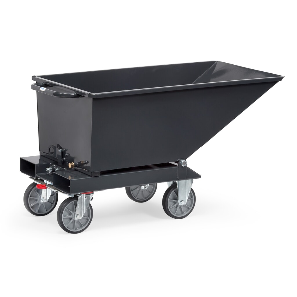 Productafbeelding nr. 7: Kiepbak fetra® met wielen, 0,25 m³, antracietgrijs