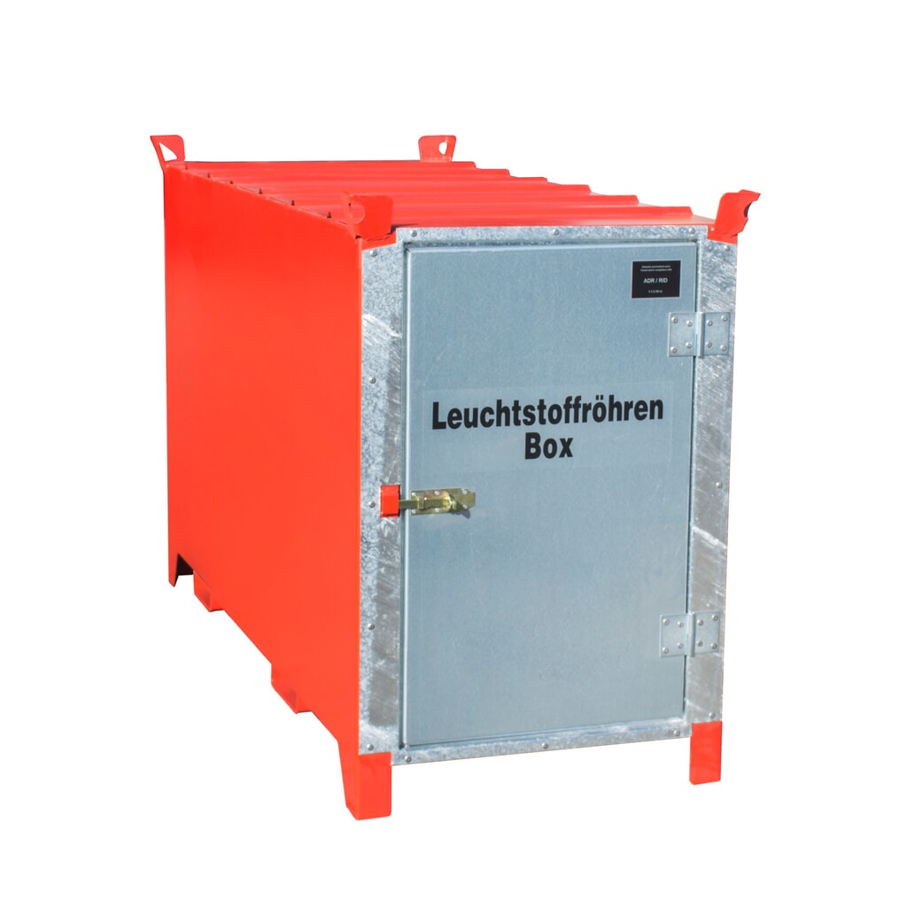 Kist voor TL-buizen SL 150, ong. 1.100 stuks Ø 25 mm of ong. 500 stuks Ø 37 mm, verzinkte deur Product afbeelding: Kist voor TL-buizen SL 150, ong. 1.100 stuks Ø 25 mm of ong. 500 stuks Ø 37 mm, verzinkte deur
