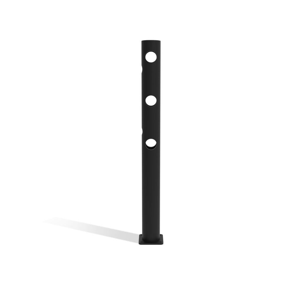 Klapdeur-middenpaal voor veiligheidshek ‘Delta‘, Ø 110 mm, hoogte 1.200 mm, 90° Productafbeelding nr. 5: Klapdeur-middenpaal voor veiligheidshek ‘Delta‘, Ø 110 mm, hoogte 1.200 mm, 90°