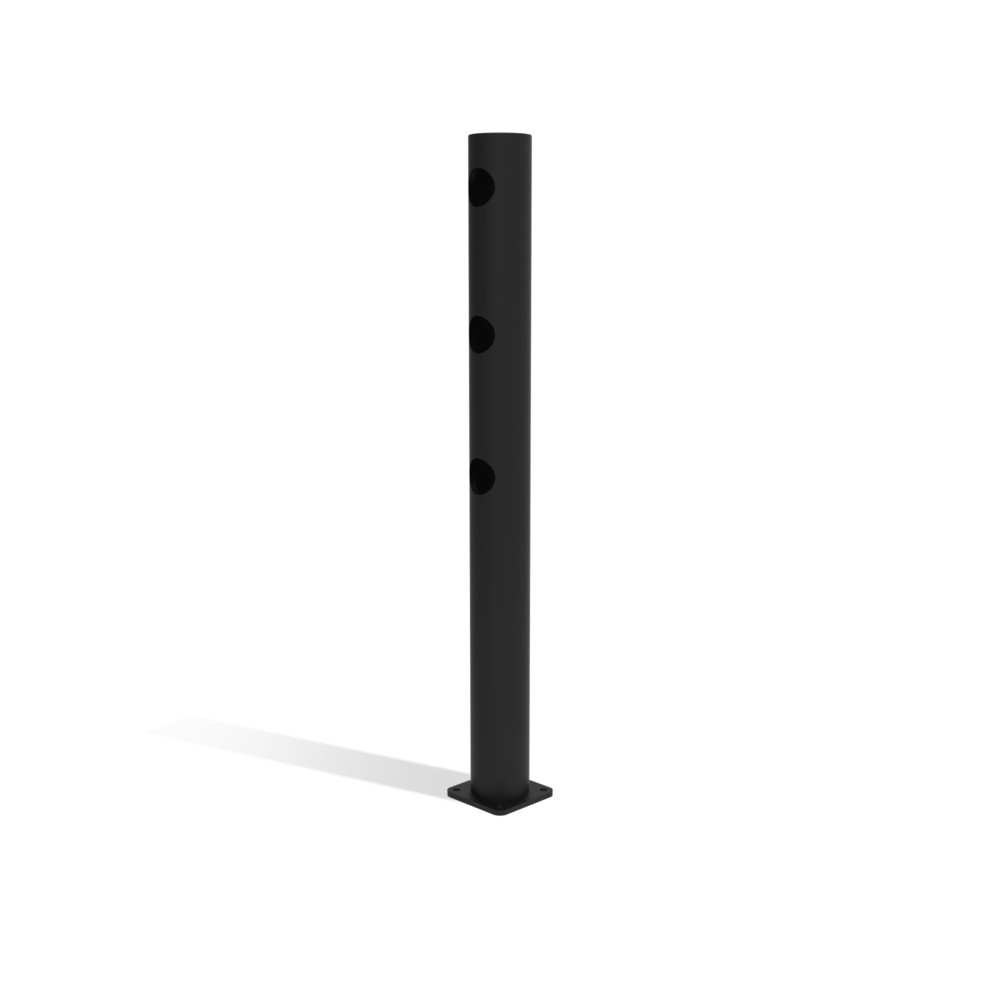 Productafbeelding nr. 6: Klapdeur-middenpaal voor veiligheidshek ‘Delta‘, Ø 110 mm, hoogte 1.200 mm