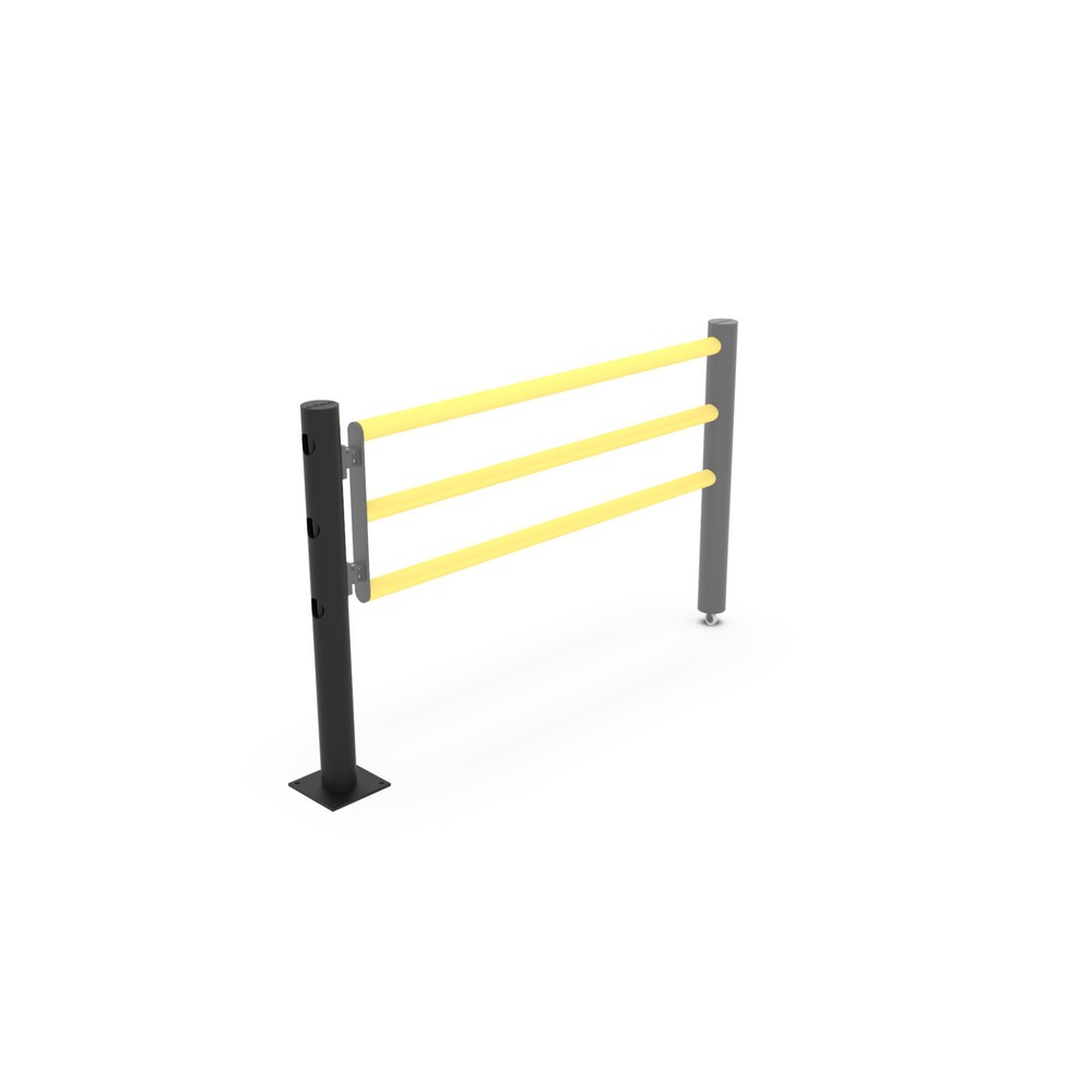 Productafbeelding nr. 12: Klapdeur-middenpaal voor veiligheidshek ‘Delta‘, Ø 110 mm, hoogte 1.200 mm
