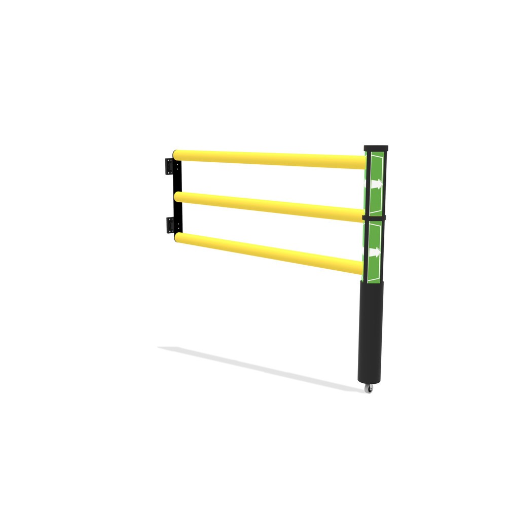 Productafbeelding nr. 2: Klapdeur voor veiligheidshek ‘Delta‘, hxb 1.200 x 1.500 mm, met wiel
