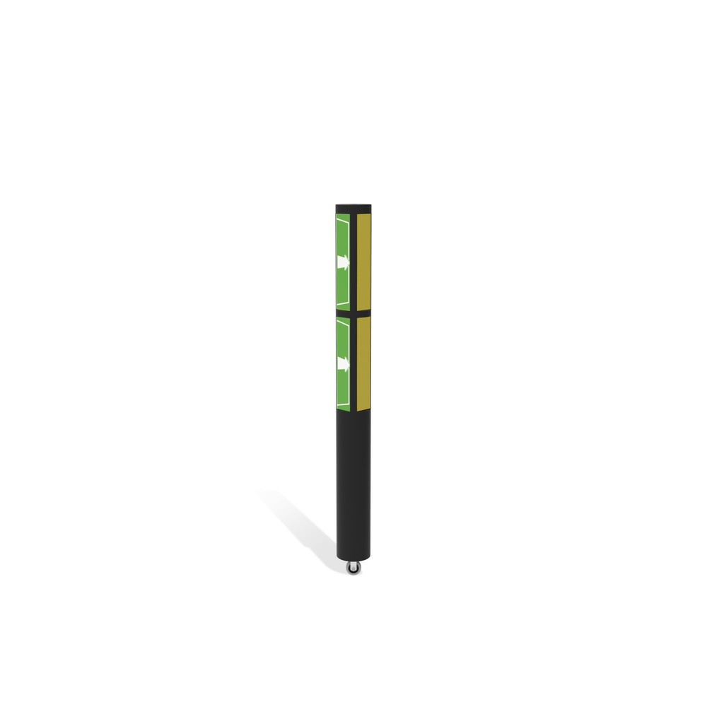 Productafbeelding nr. 3: Klapdeur voor veiligheidshek ‘Delta‘, hxb 1.200 x 1.500 mm, met wiel