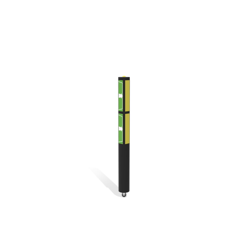 Klapdeur voor veiligheidshek ‘Delta‘, hxb 1.200 x 1.750 mm, met wiel Productafbeelding nr. 3: Klapdeur voor veiligheidshek ‘Delta‘, hxb 1.200 x 1.750 mm, met wiel