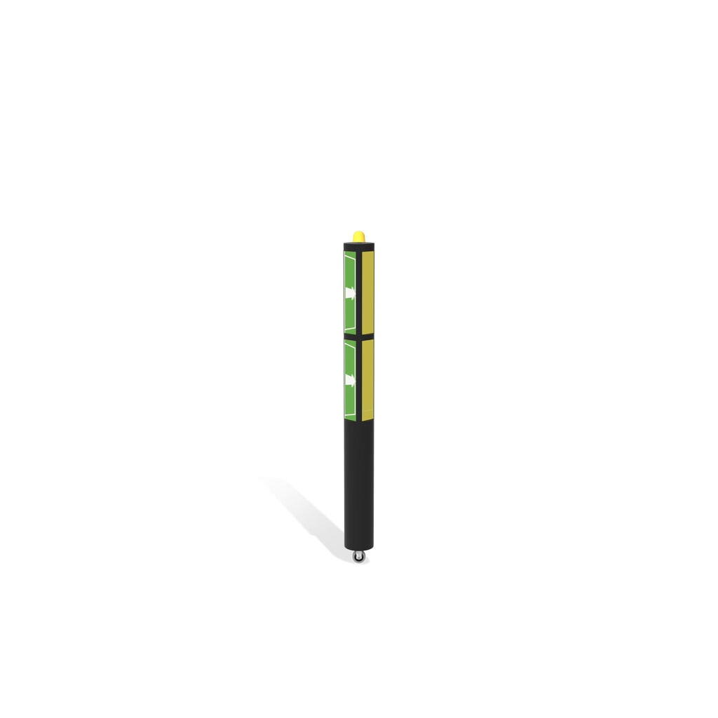 Productafbeelding nr. 3: Klapdeur voor veiligheidshek ‘Delta‘, hxb 1.200 x 2.000 mm, met wiel