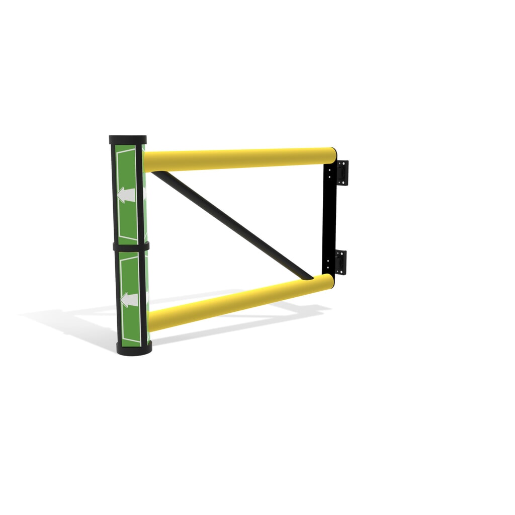 Klapdeur voor veiligheidshek ‘Delta‘, hxb 1.200 x 1.000 mm Productafbeelding nr. 4: Klapdeur voor veiligheidshek ‘Delta‘, hxb 1.200 x 1.000 mm