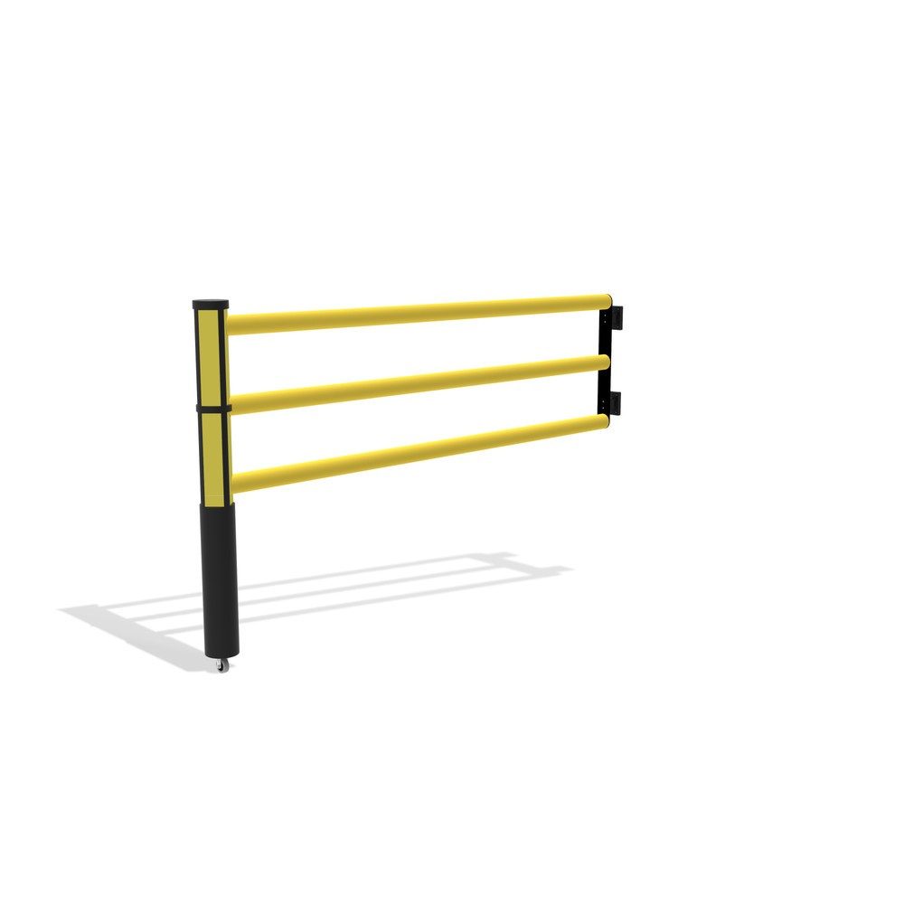 Productafbeelding nr. 4: Klapdeur voor veiligheidshek ‘Delta‘, hxb 1.200 x 2.000 mm, met wiel
