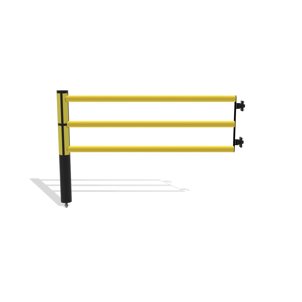Klapdeur voor veiligheidshek ‘Delta‘, hxb 1.200 x 1.750 mm, met wiel Productafbeelding nr. 5: Klapdeur voor veiligheidshek ‘Delta‘, hxb 1.200 x 1.750 mm, met wiel