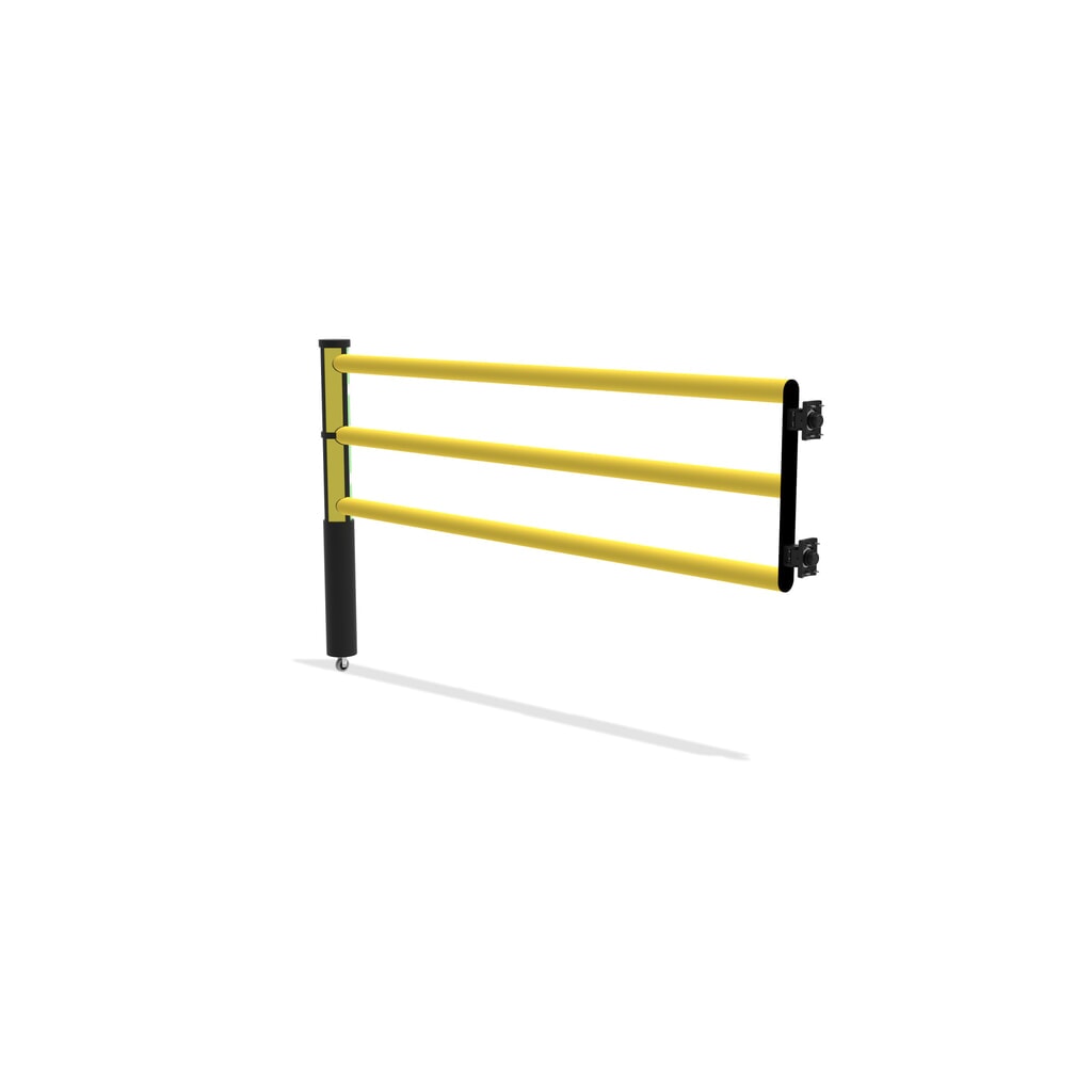 Klapdeur voor veiligheidshek ‘Delta‘, hxb 1.200 x 2.000 mm, met wiel Productafbeelding nr. 6: Klapdeur voor veiligheidshek ‘Delta‘, hxb 1.200 x 2.000 mm, met wiel