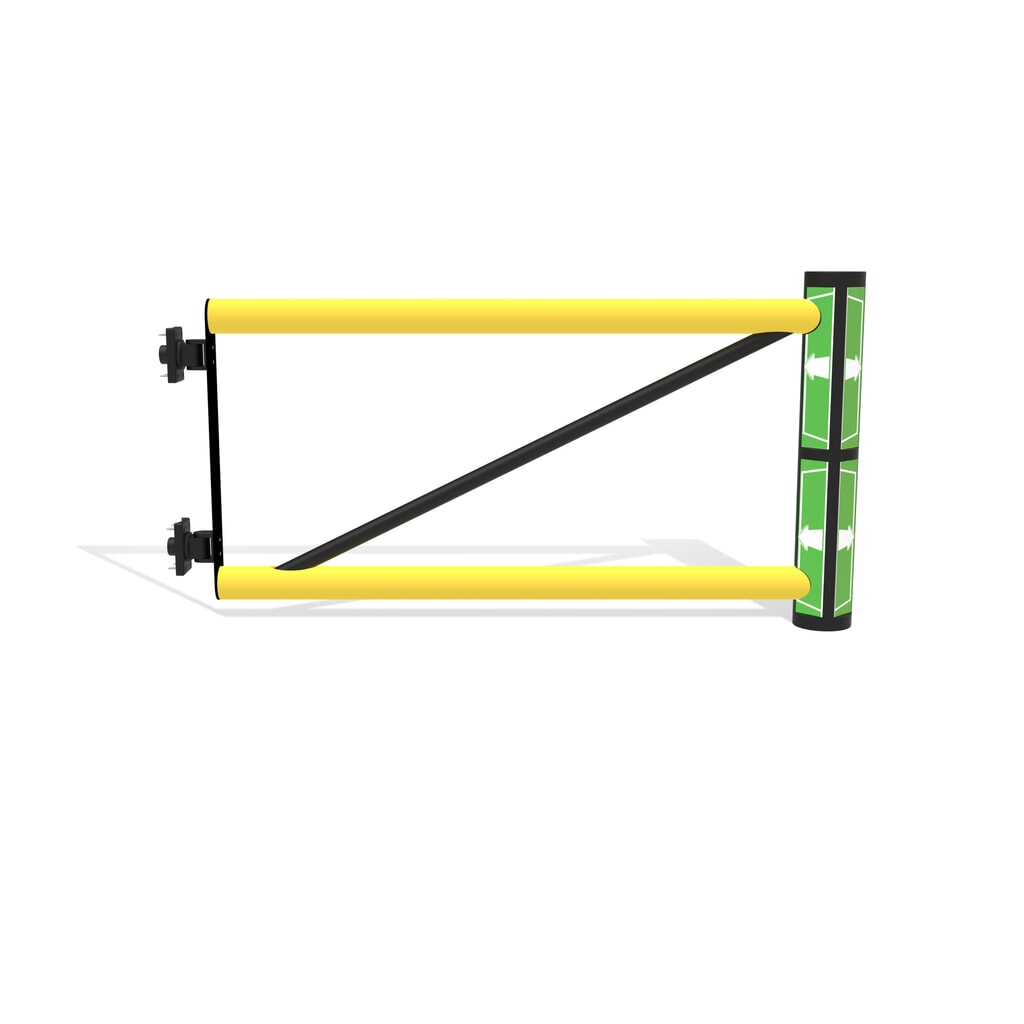Klapdeur voor veiligheidshek ‘Delta‘, hxb 1.200 x 1.200 mm Productafbeelding nr. 7: Klapdeur voor veiligheidshek ‘Delta‘, hxb 1.200 x 1.200 mm