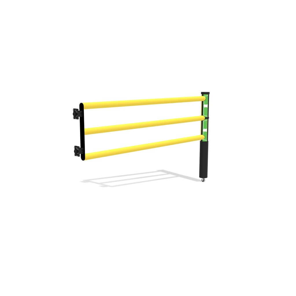 Klapdeur voor veiligheidshek ‘Delta‘, hxb 1.200 x 2.000 mm, met wiel Productafbeelding nr. 8: Klapdeur voor veiligheidshek ‘Delta‘, hxb 1.200 x 2.000 mm, met wiel