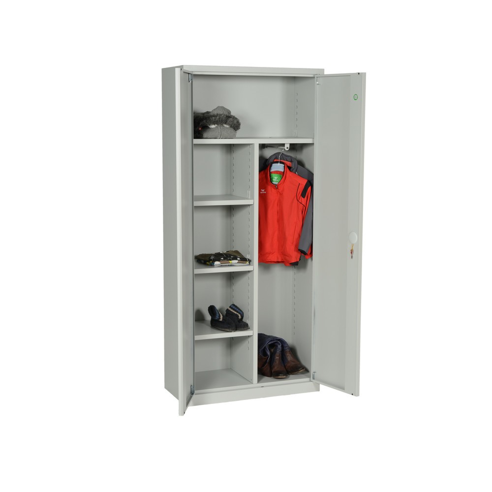 Productafbeelding nr. 3: Kleding-/archiefkast, incl. kledingstang, hoedenplank en 3 legborden, 4,5 OH, hxbxd 1.800 x 800 x 380 mm