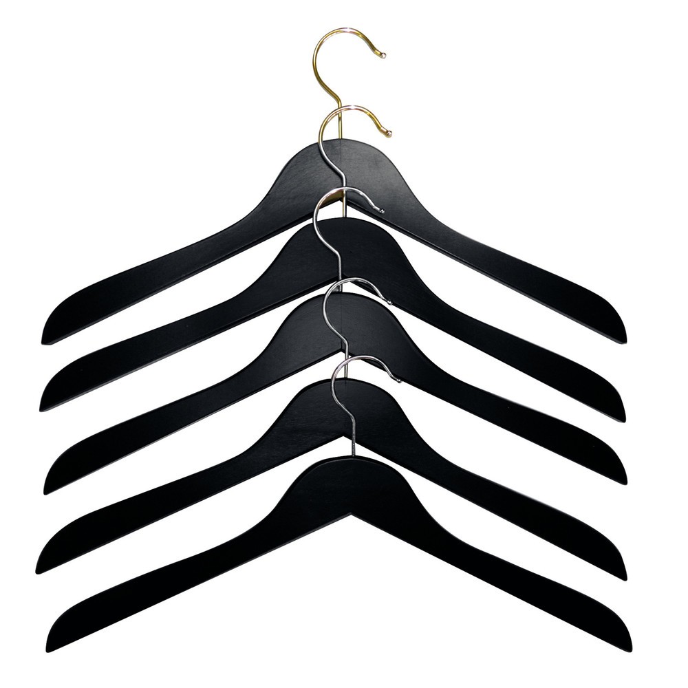 Product afbeelding: Houten kleerhangers, set van 5