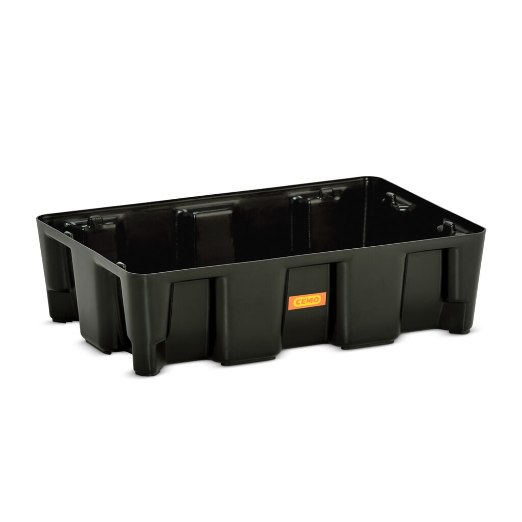 Product afbeelding: Kleine container-/laboratoriumlekbak CEMO van PE, opvangvolume 25 l