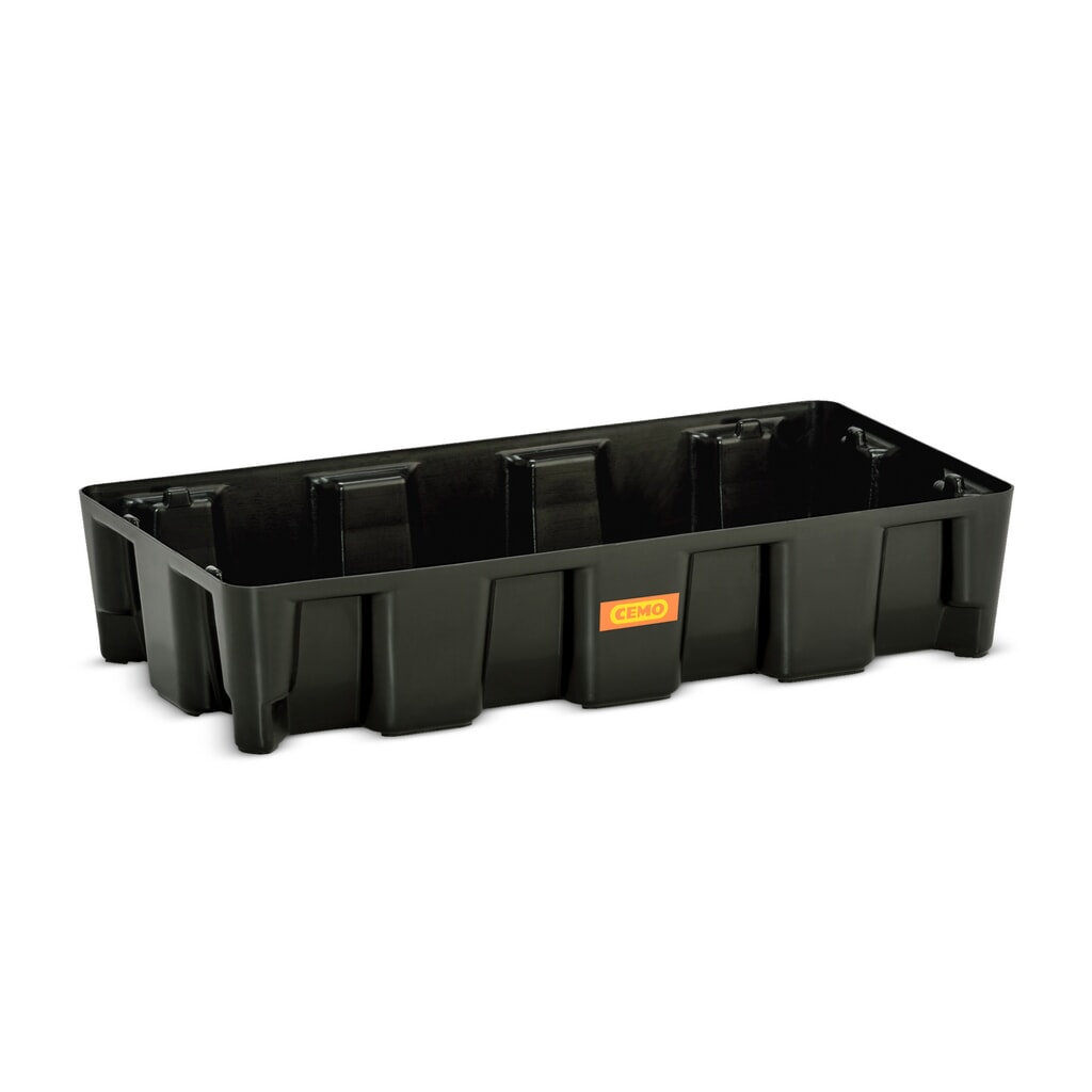 Product afbeelding: Kleine container-/laboratoriumlekbak CEMO van PE, opvangvolume 35 l