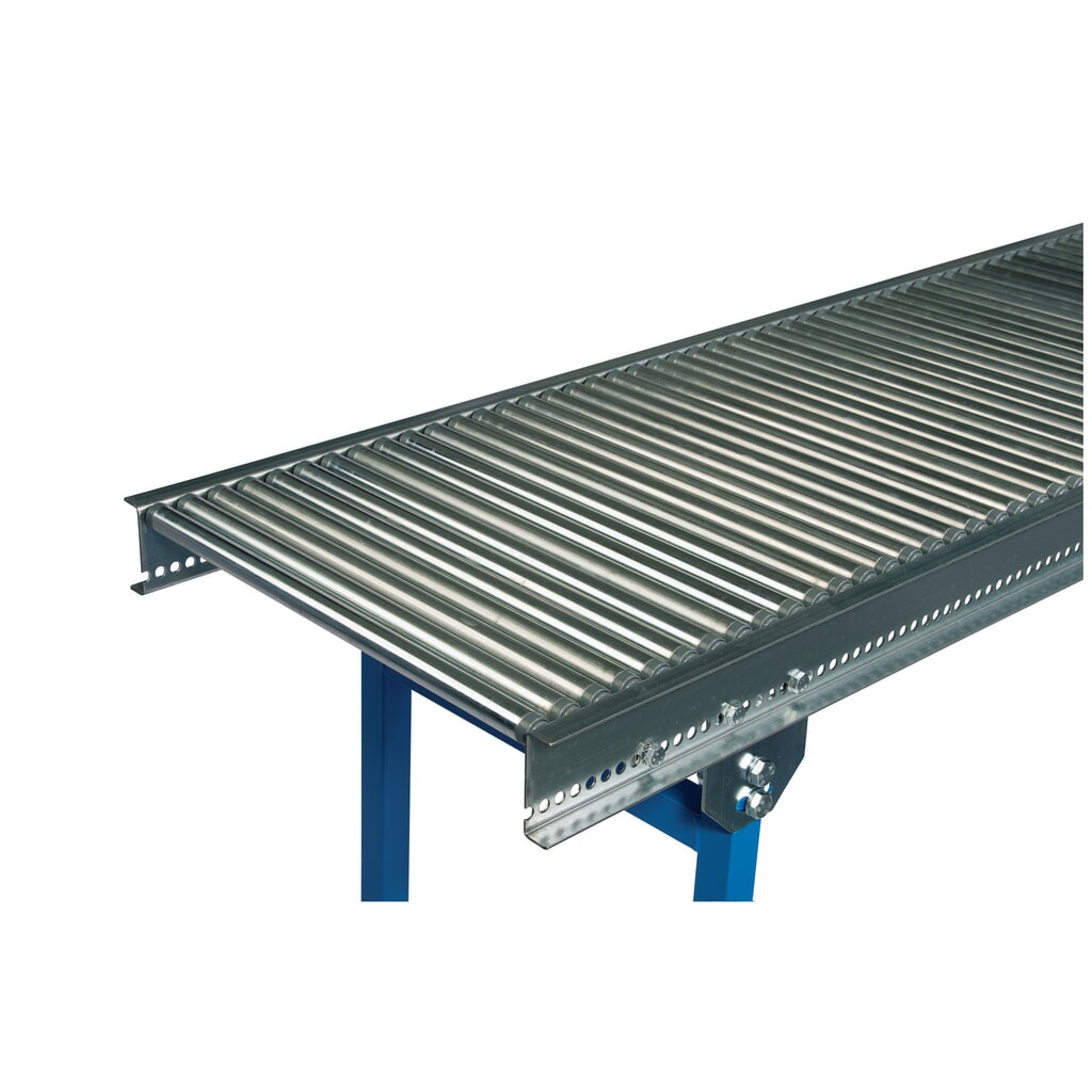 Product afbeelding: BLUME kleine rollenbaan, stalen buisrollen Ø 20 mm, veeras, LxB 1.000 x 200 mm