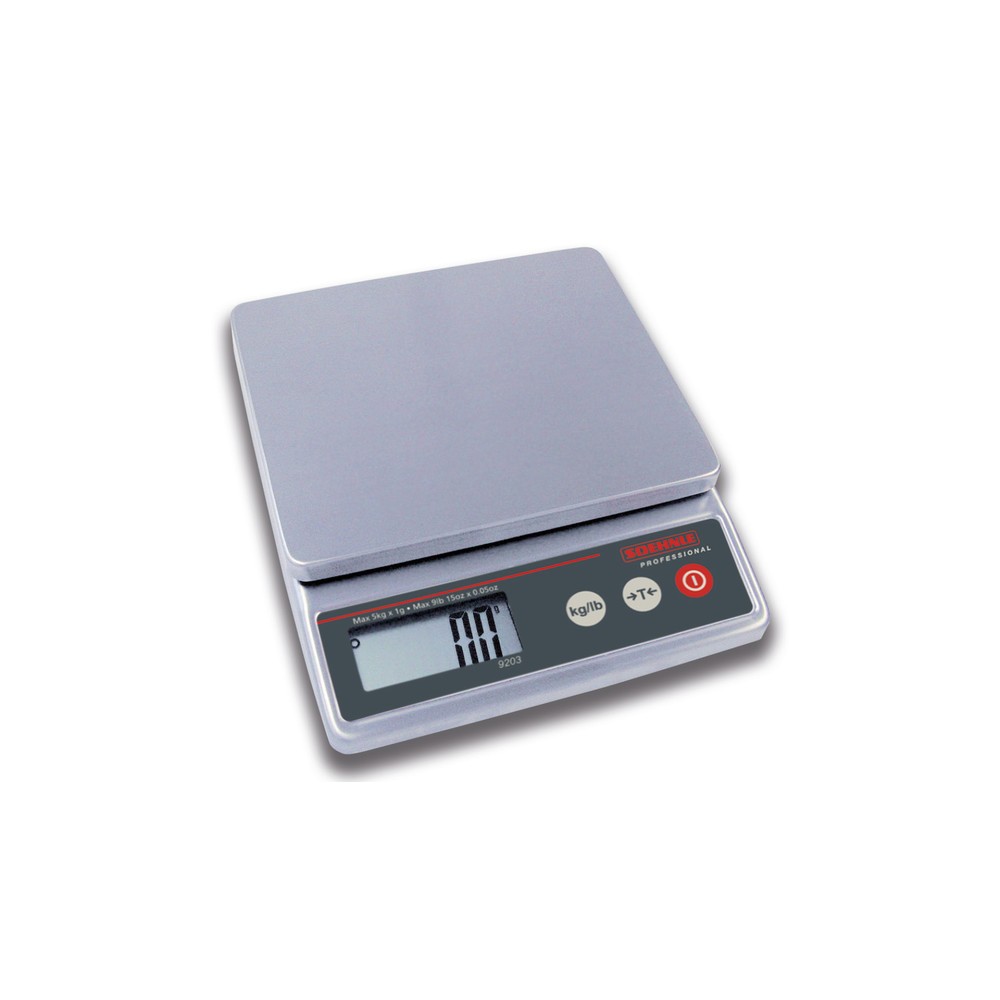 Product afbeelding: Kleine weegschaal SOEHNLE voor niet-ijkplichtige wegingen, weegbereik max. 5 kg