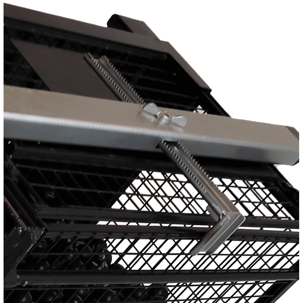 Productafbeelding nr. 2: Klemvoorziening voor elektrische stapelaar, zwenkbaar, instelbare roosterboxhouder