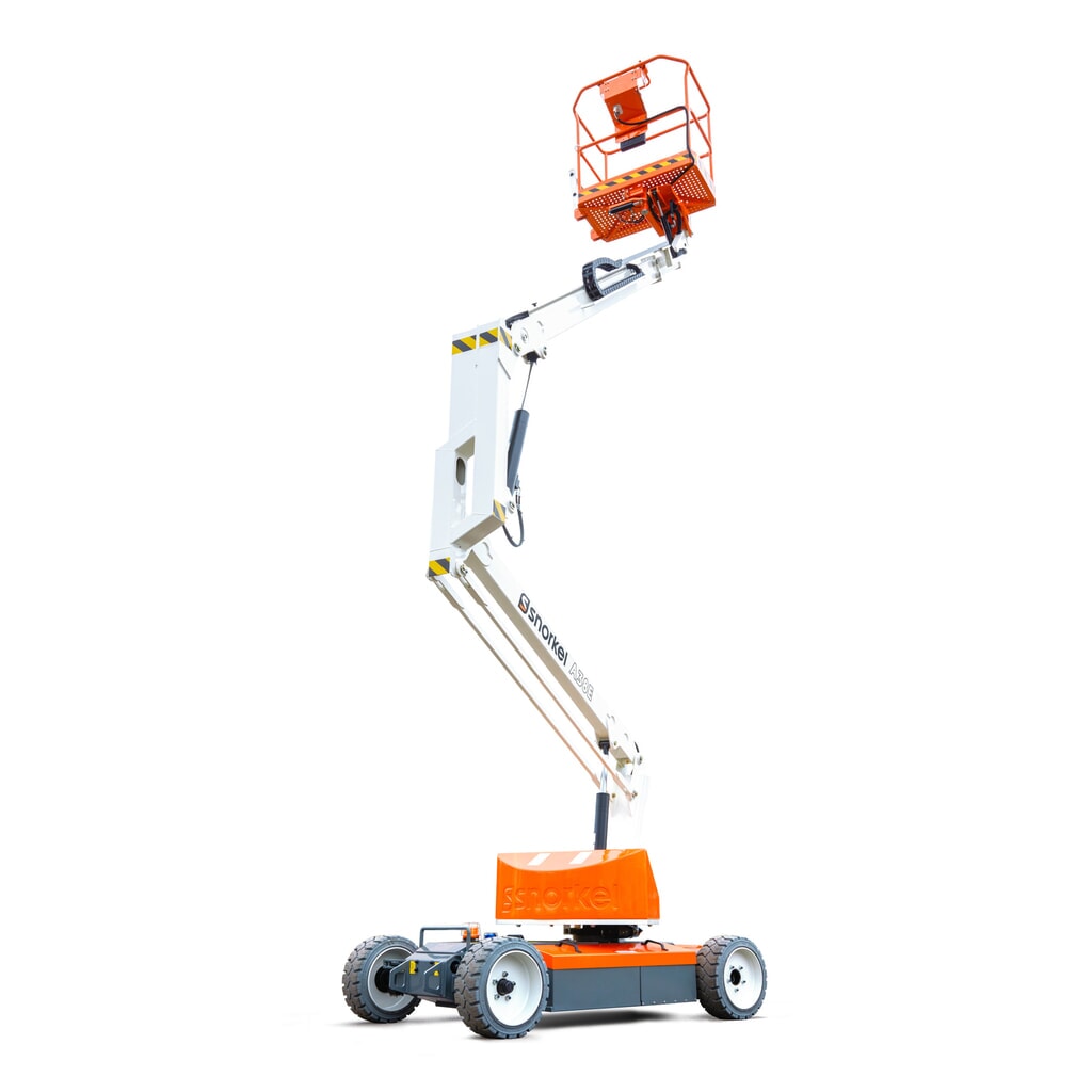 Product afbeelding: Knikhoogwerker Snorkel A38E, elektrisch verrijdbaar, draagvermogen 215 kg, werkhoogte max. 13,5 m, reikwijdte max. 6,1 m