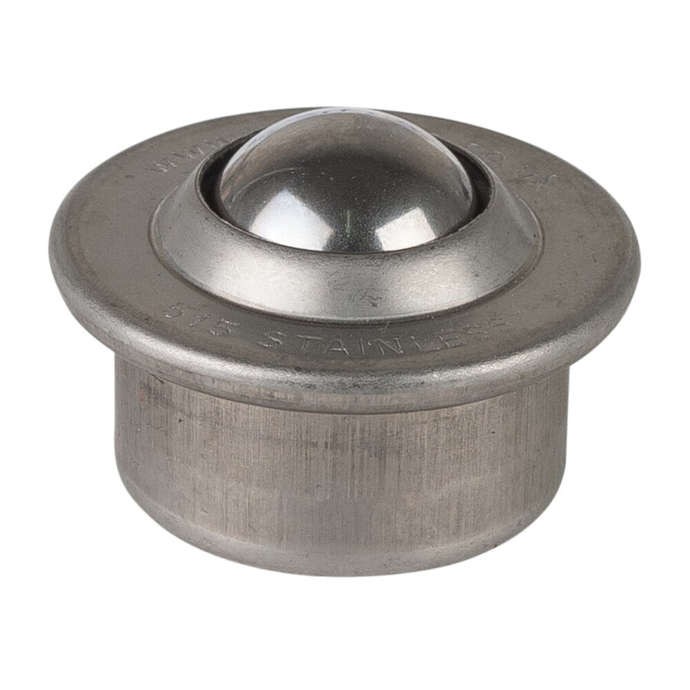 Productafbeelding nr. 1: Kogelrol, staal, Nirosta, Ø 15 mm, cap. 37 kg