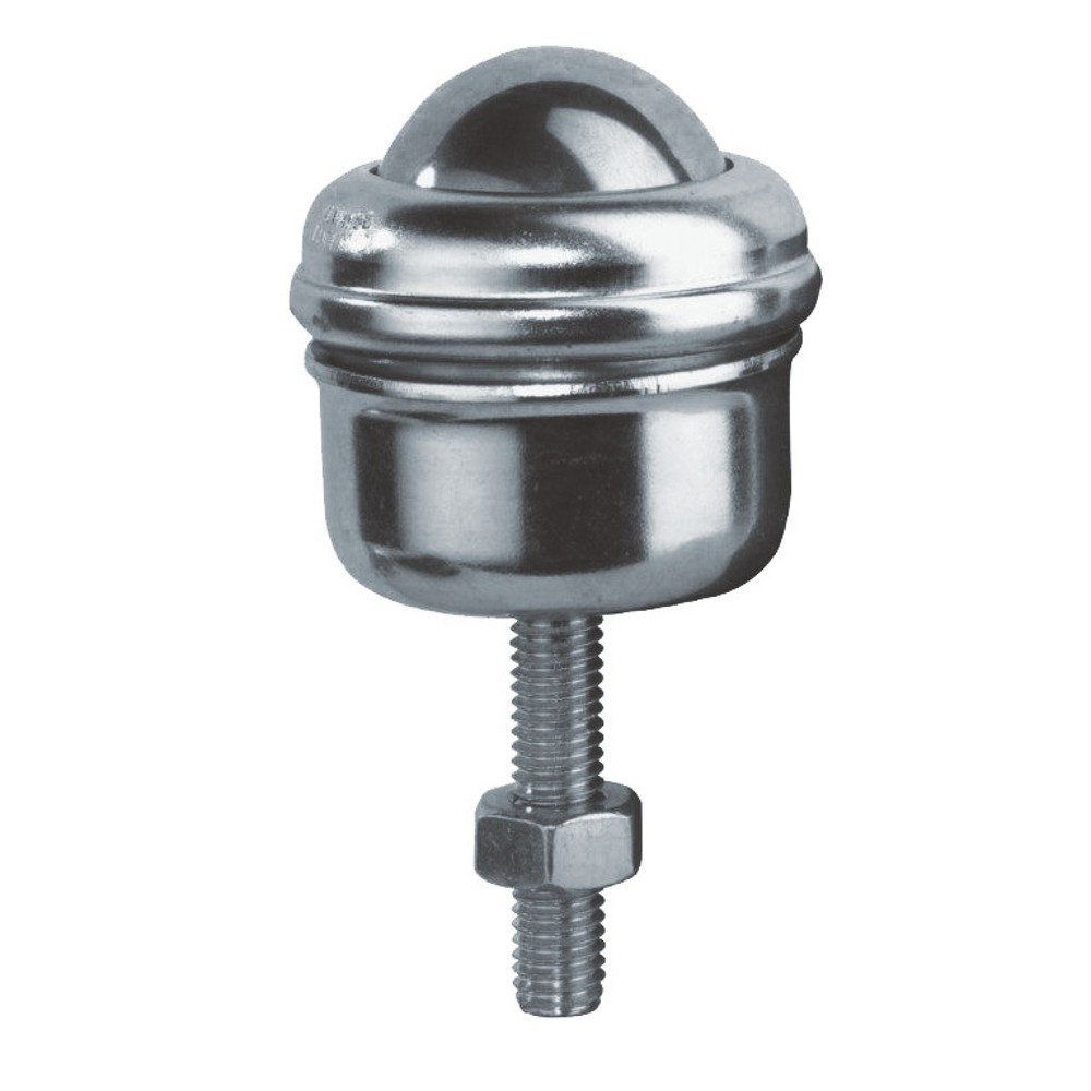 Product afbeelding: Kogelrol met draadtap, staal, Ø 25 mm, cap. 55 kg