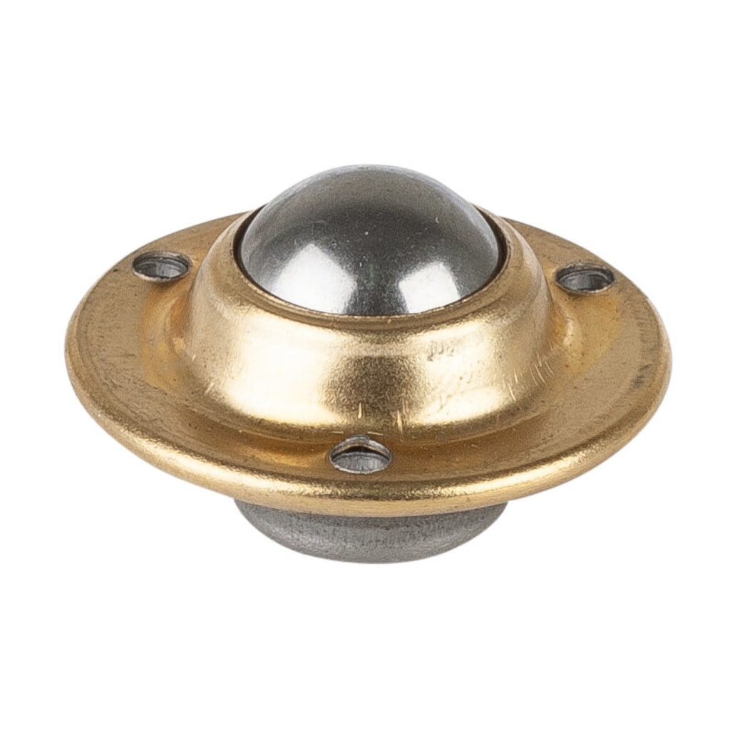 Kogelrol, staal, verzinkt, Ø 13 mm, capaciteit 15 kg Product afbeelding: Kogelrol, staal, verzinkt, Ø 13 mm, capaciteit 15 kg
