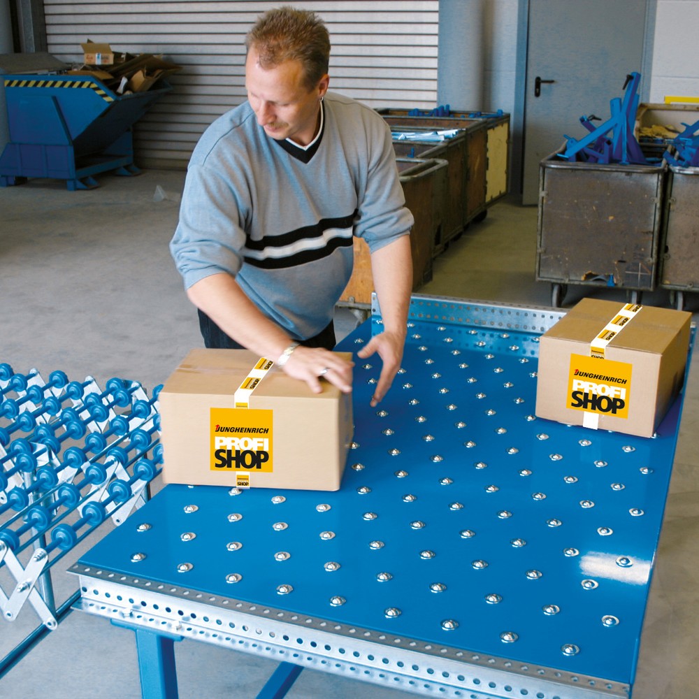 Productafbeelding nr. 2: Kogelroltafel, Ø 15 mm, lxb 1.000 x 600 mm, verdeling 150 mm