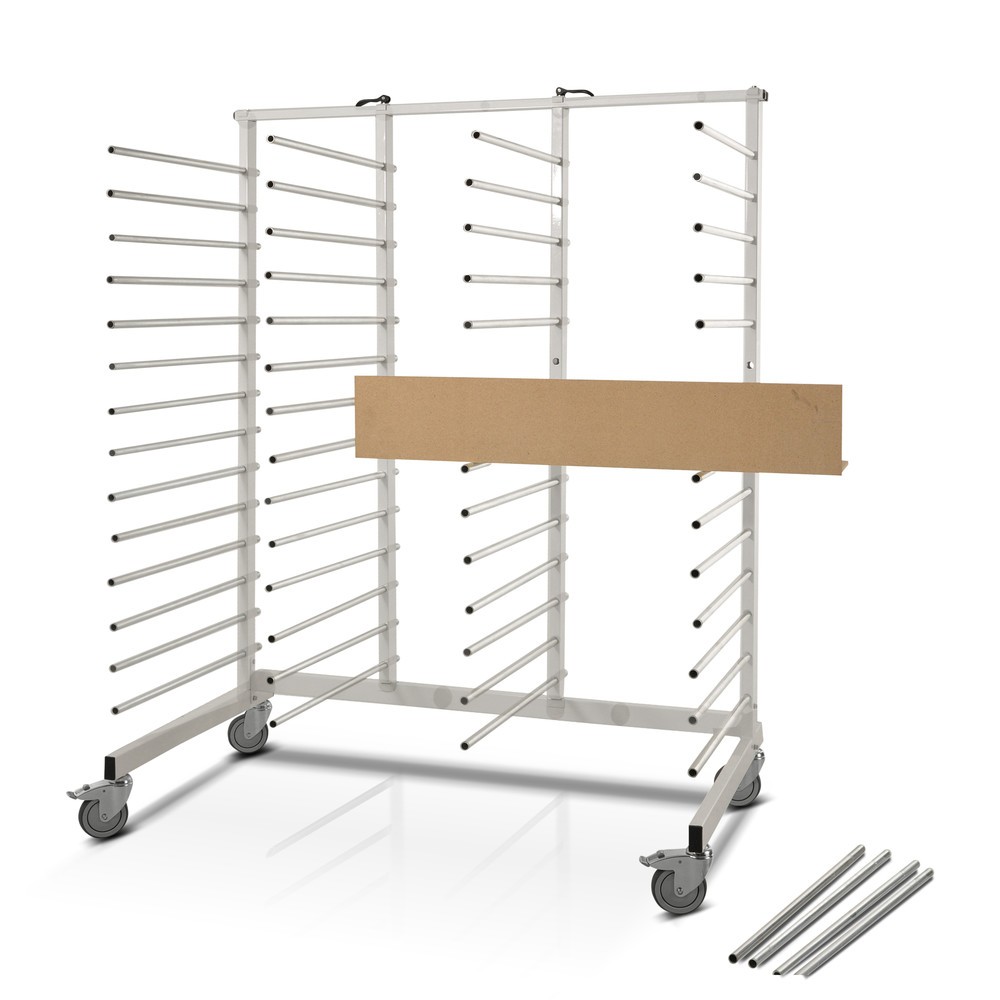 Productafbeelding nr. 2: Kongamek draagarmwagen, gelakt, 4 x 14 verzinkte draagarmen, draagvermogen 300 kg