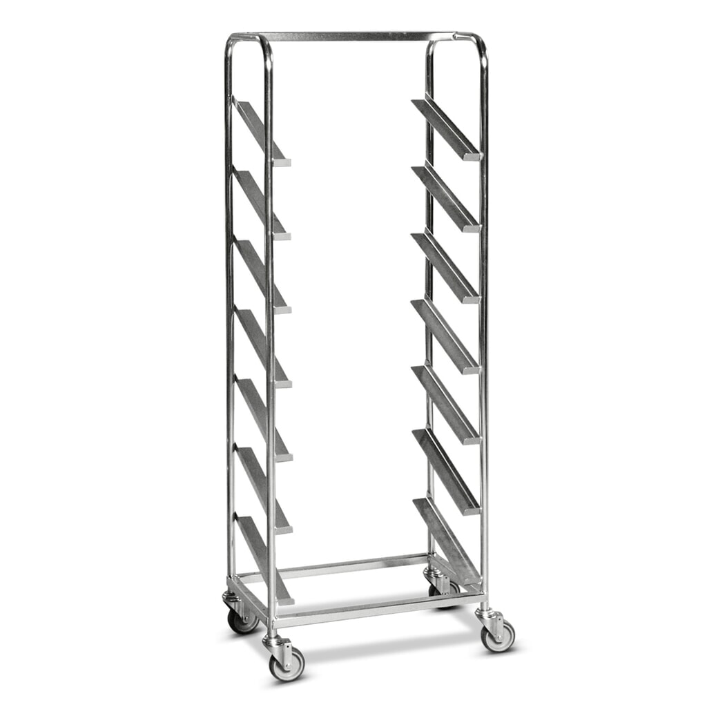 Product afbeelding: Kongamek wagen voor eurobakken, gekantelde steunen, afstand 195 mm