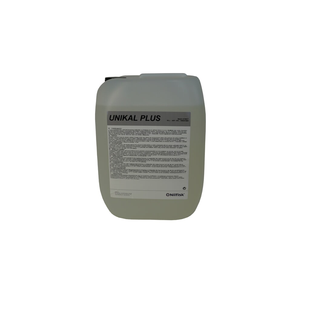 Nilfisk® koudreiniger Unikal Plus SV1, op basis van oplosmiddel, 10 liter Product afbeelding: Nilfisk® koudreiniger Unikal Plus SV1, op basis van oplosmiddel, 10 liter