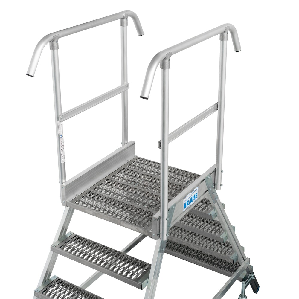Productafbeelding nr. 14: KRAUSE® STABILO mobiele bordesladder, dubbelzijdig toegankelijk, profielrooster R13, 2 x 3 treden