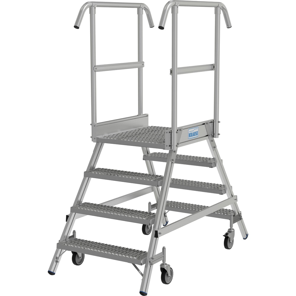 Productafbeelding nr. 14: KRAUSE® STABILO mobiele bordesladder, dubbelzijdig toegankelijk, profielrooster R13, 2 x 4 treden