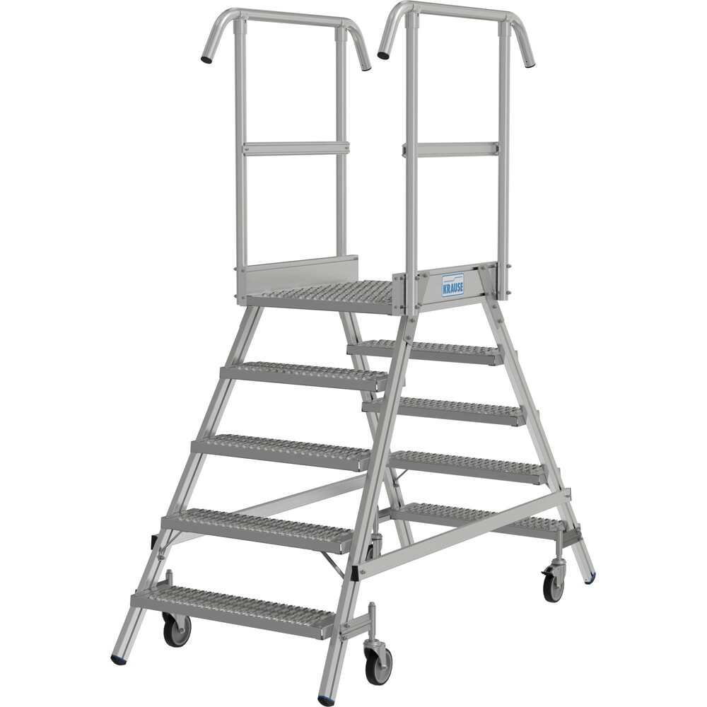 Productafbeelding nr. 14: KRAUSE® STABILO mobiele bordesladder, dubbelzijdig toegankelijk, profielrooster R13, 2 x 5 treden