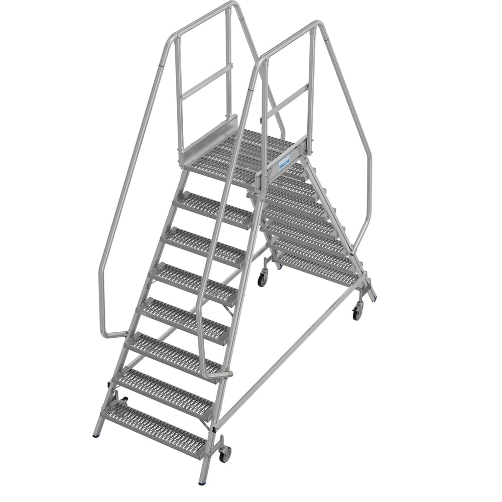 Productafbeelding nr. 15: KRAUSE® STABILO mobiele bordesladder, dubbelzijdig toegankelijk, profielrooster R13, 2 x 8 treden